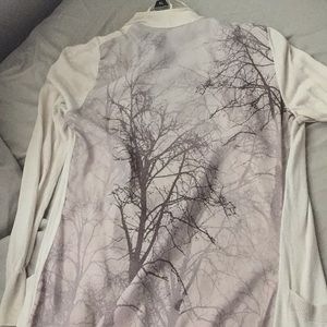 Light weight printed cardigan